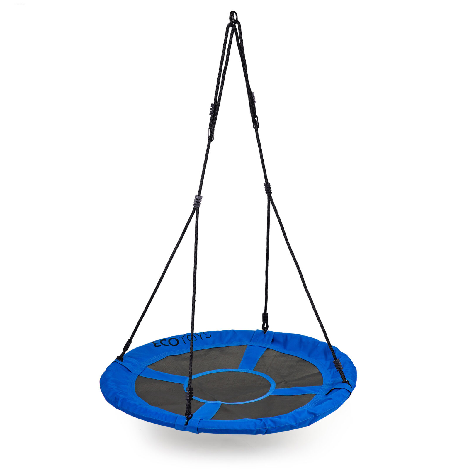Huśtawka ogrodowa bocianie gniazdo 100cm niebieska ECOTOYS - obrazek 3