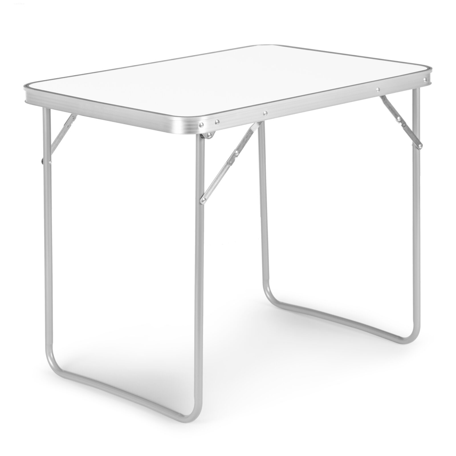 Stolik turystyczny stół piknikowy składany blat 80x60 cm biały - obrazek 3