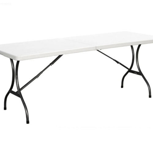 Stół ogrodowy składany biały 240 cm