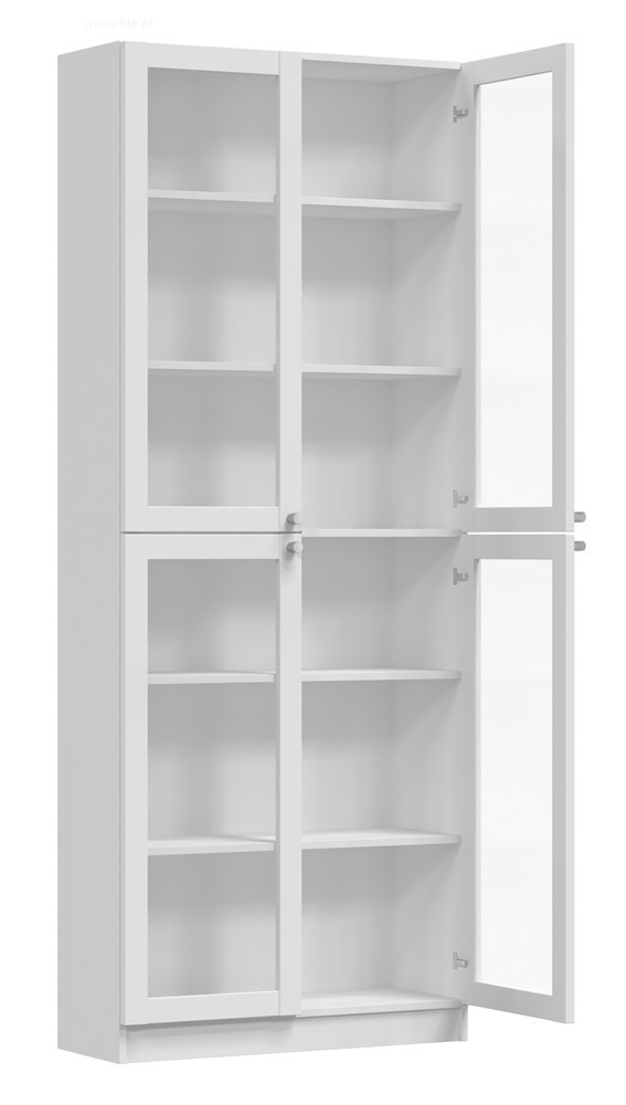 Witryna 80 cm Pafos biały 4S - obrazek 3