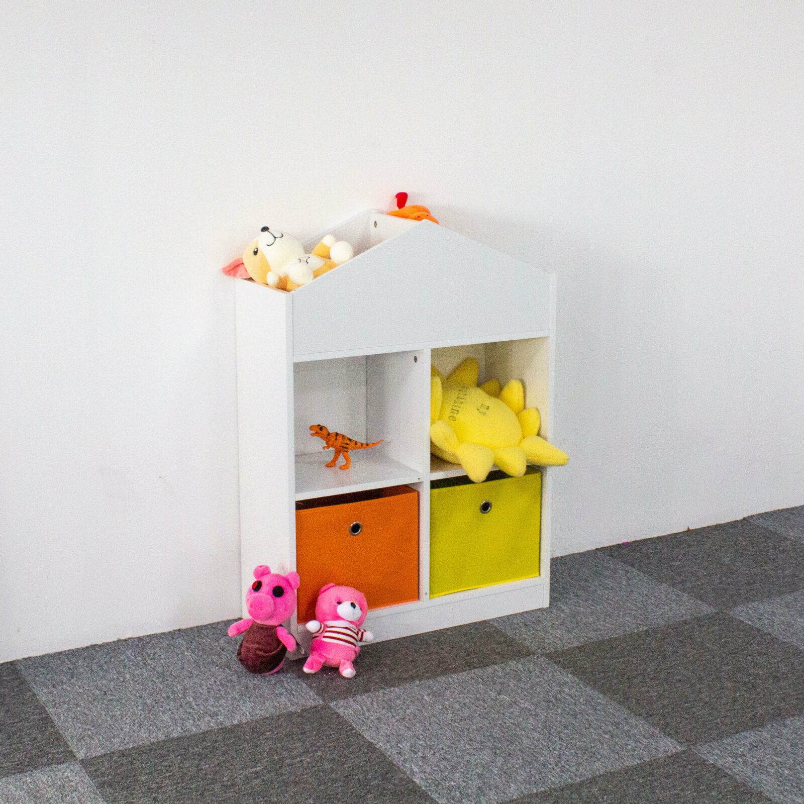 Regał / Biblioteczka dla dzieci w kształcie domku + organizer - obrazek 7