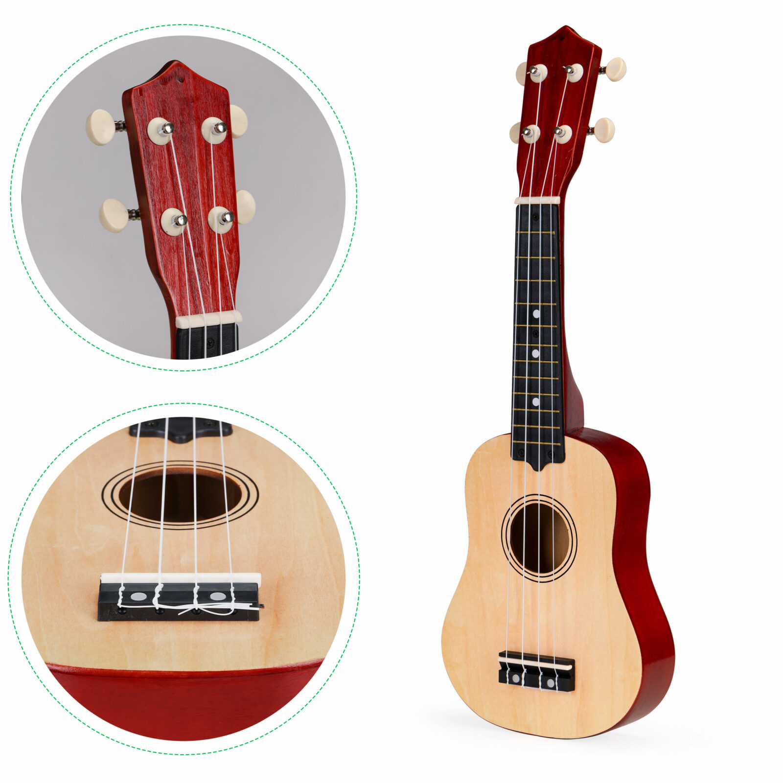 Drewniane Ukulele Dla Dzieci - obrazek 6