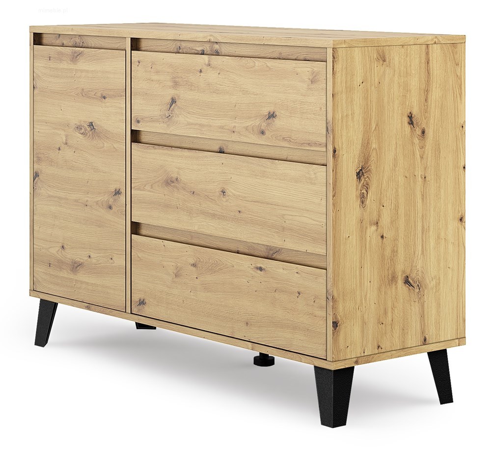 Komoda Scandi 1D 3S - obrazek 2