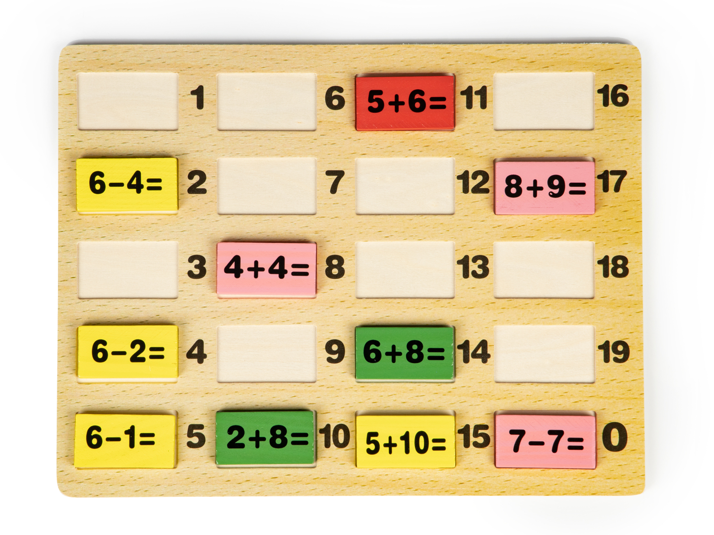 Klocki Matematyczne Domino - obrazek 4