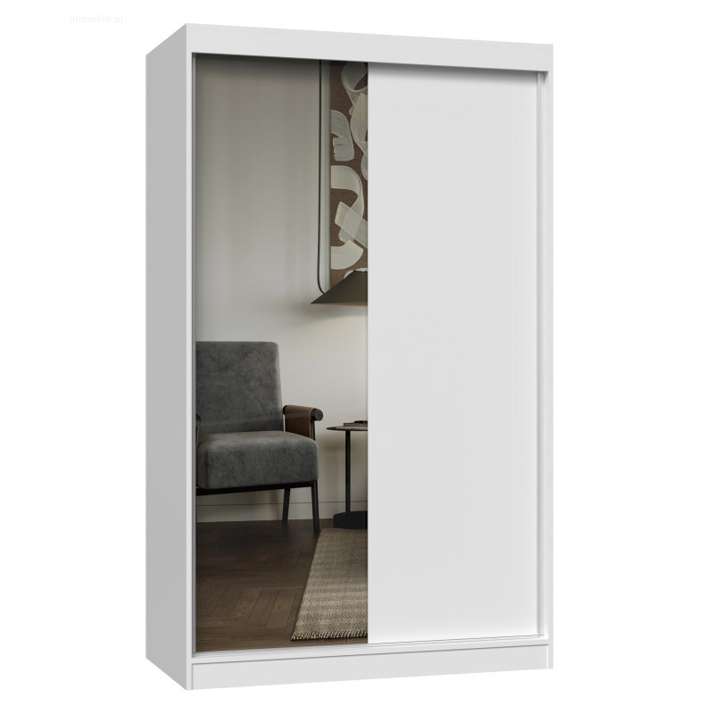 Szafa przesuwna Iga z lustrem 120 cm - obrazek 2