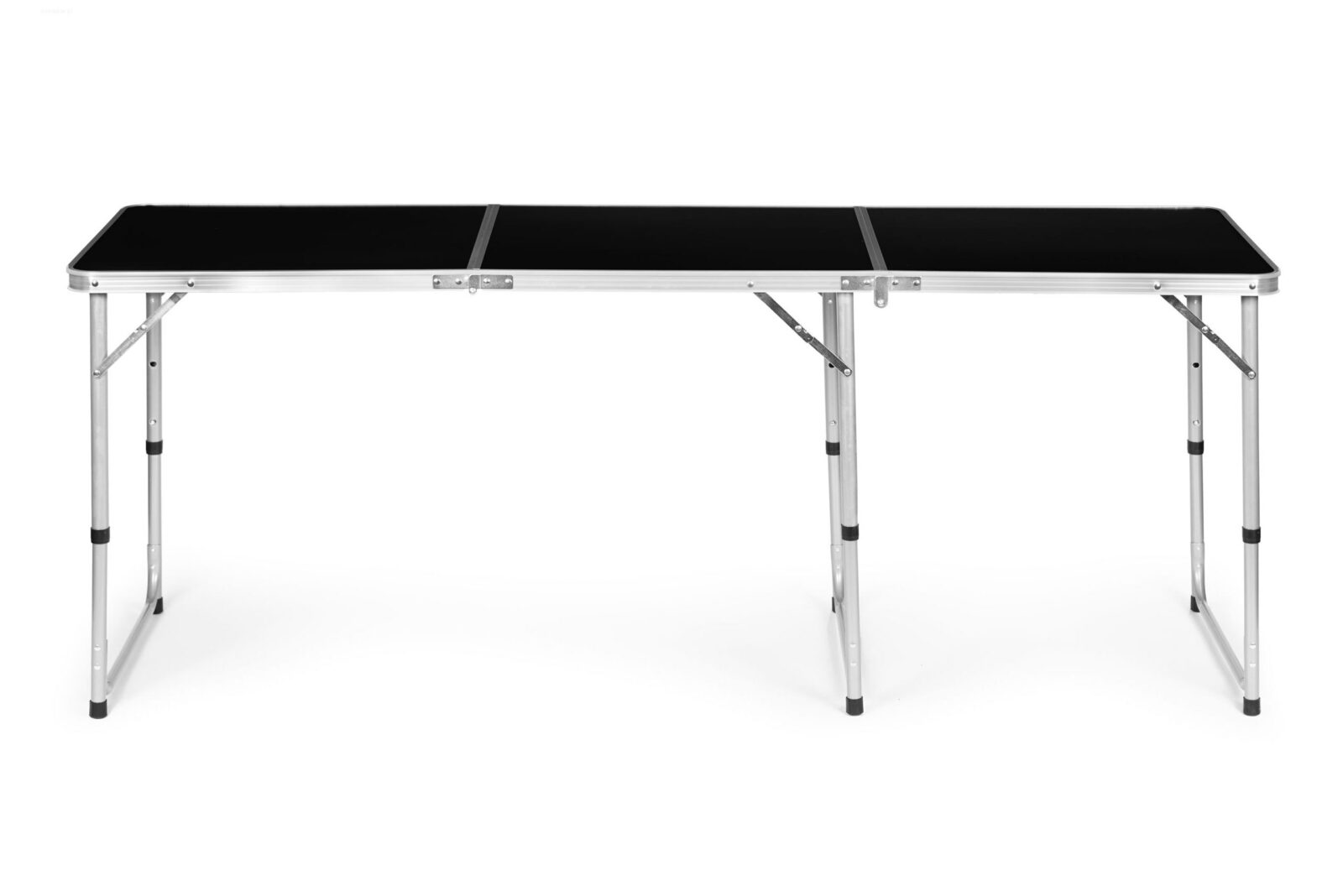 Stolik turystyczny stół składany kemping czarny blat 180 x 60 cm - obrazek 2