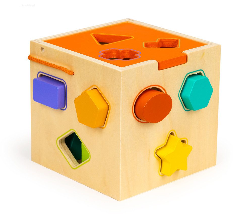 Drewniana Kostka Edukacyjna Sorter