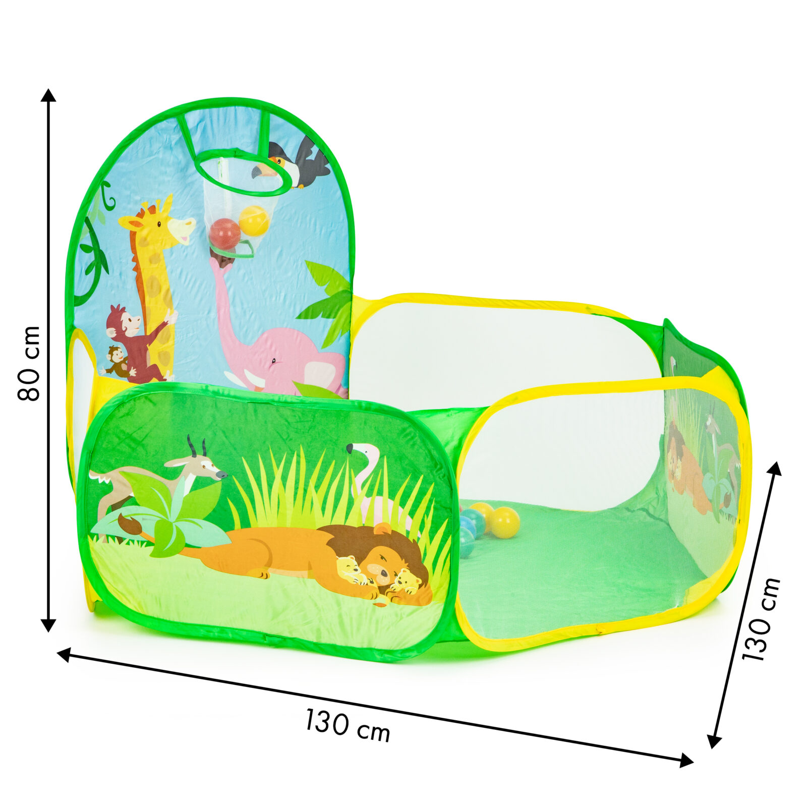 Suchy Basen z Piłkami oraz Koszem - obrazek 6